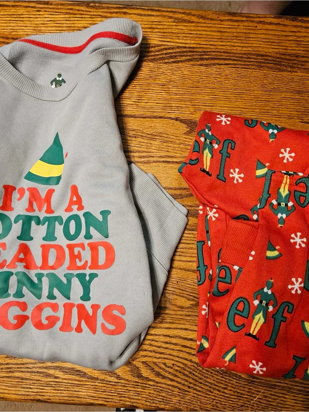 Torrid Elf Holiday Elf Pajama Set - Red & Light Gray